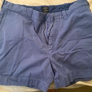 Blue J Crew Varick Shorts